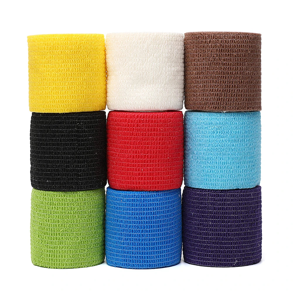 4.8m Self-Adhesive Elastic Bandage, 18 Colors