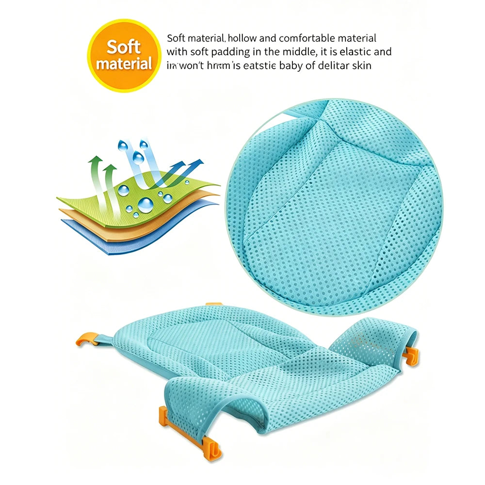 Foldable Baby Bath Support Seat