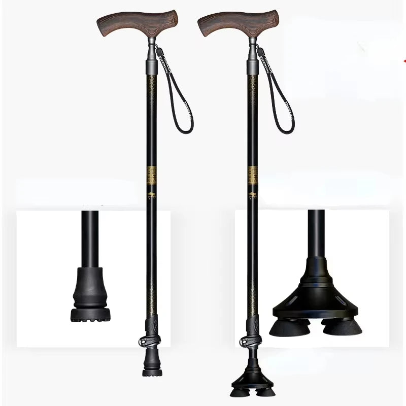 Adjustable T-Handle Walking Stick for Hiking