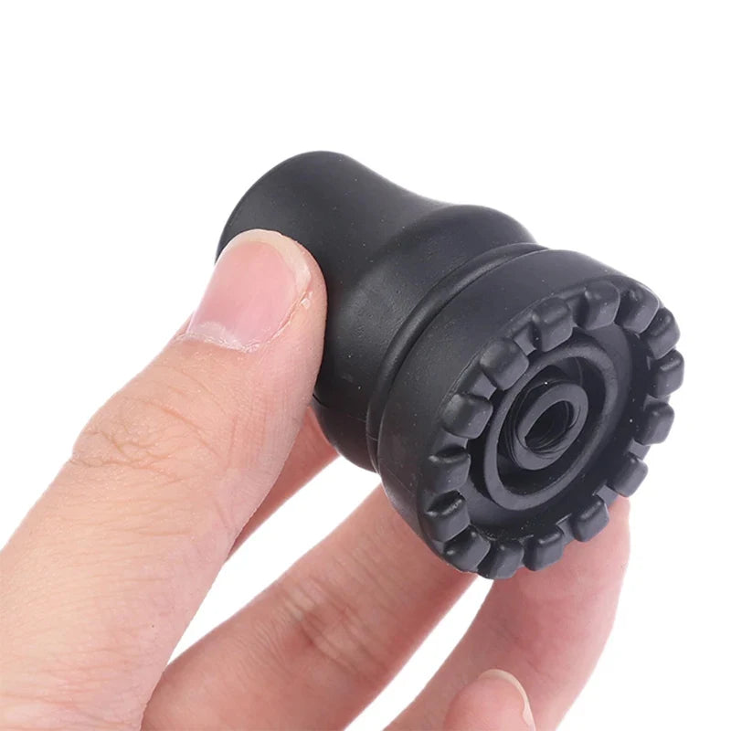 Anti-Slip Rubber Walking Stick Tips, 16–22mm