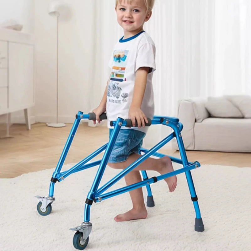 Foldable Four-Wheeled Walker for Children