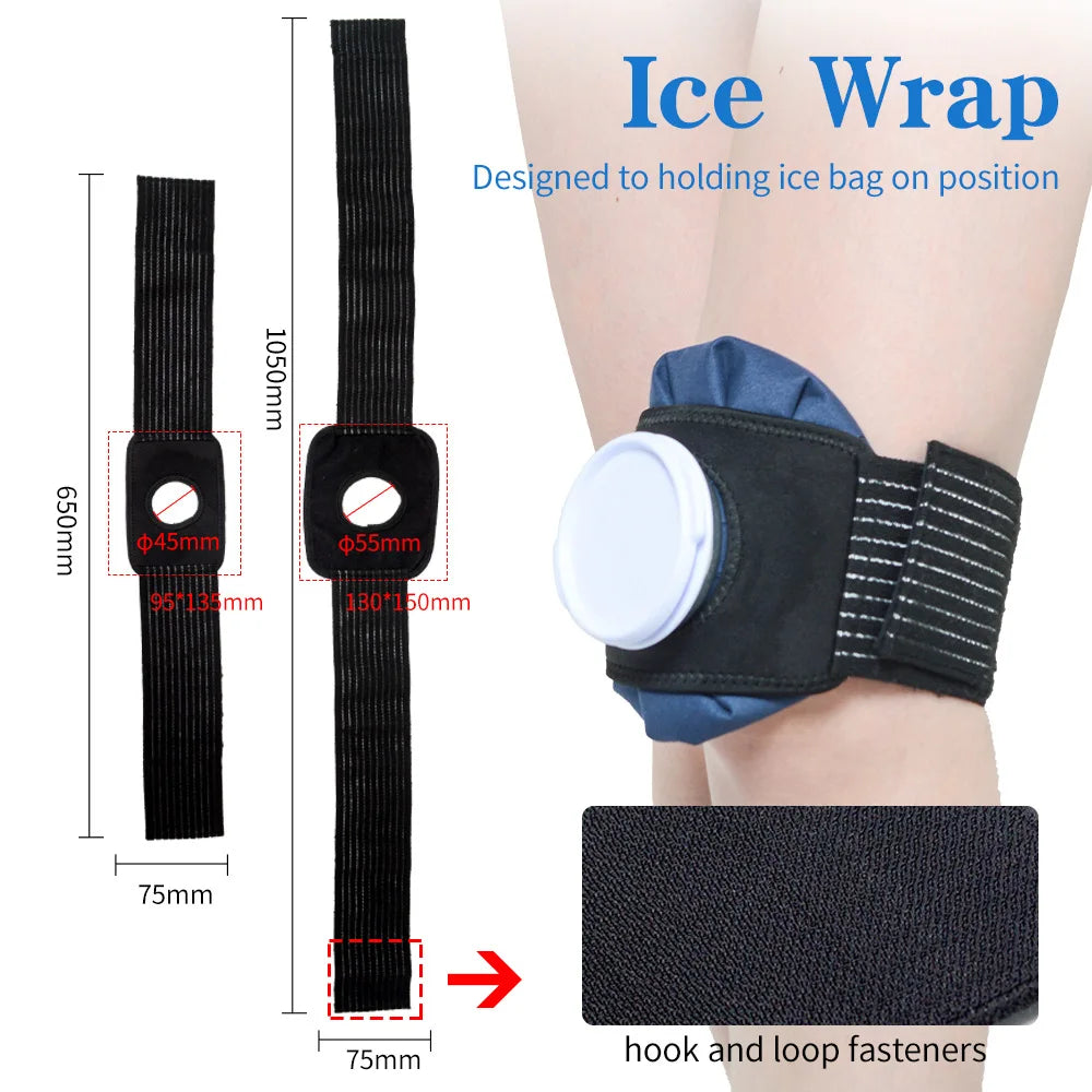 Reusable Hot and Cold Pack with Elastic Wrap