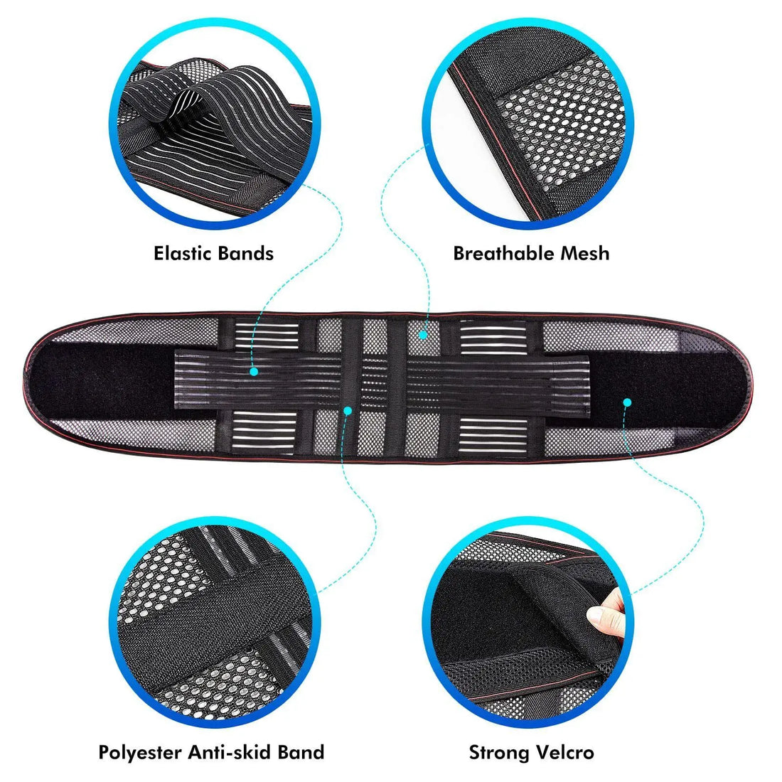 Adjustable Lower Back Support Belt