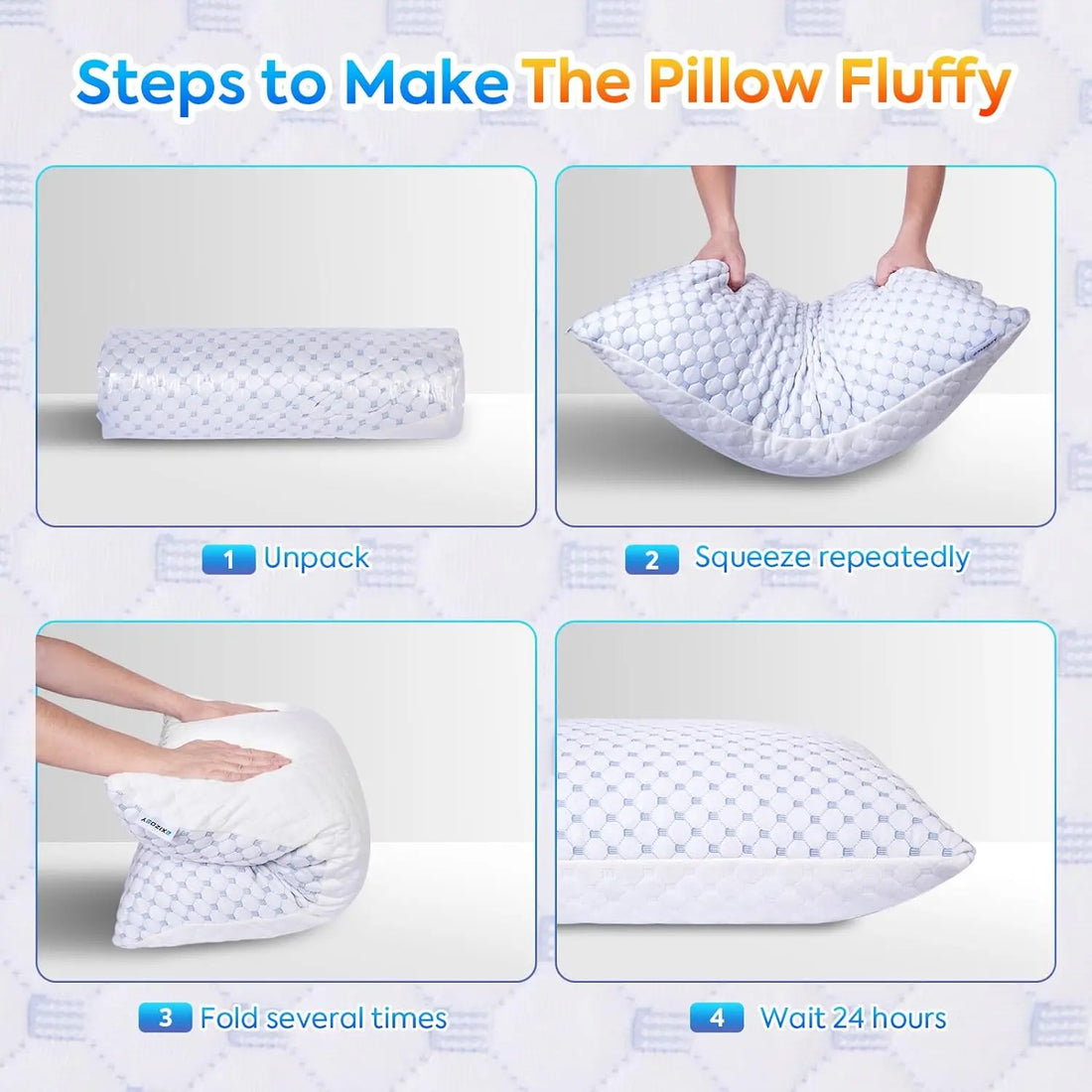 Adjustable-Firmness Memory Foam Pillow