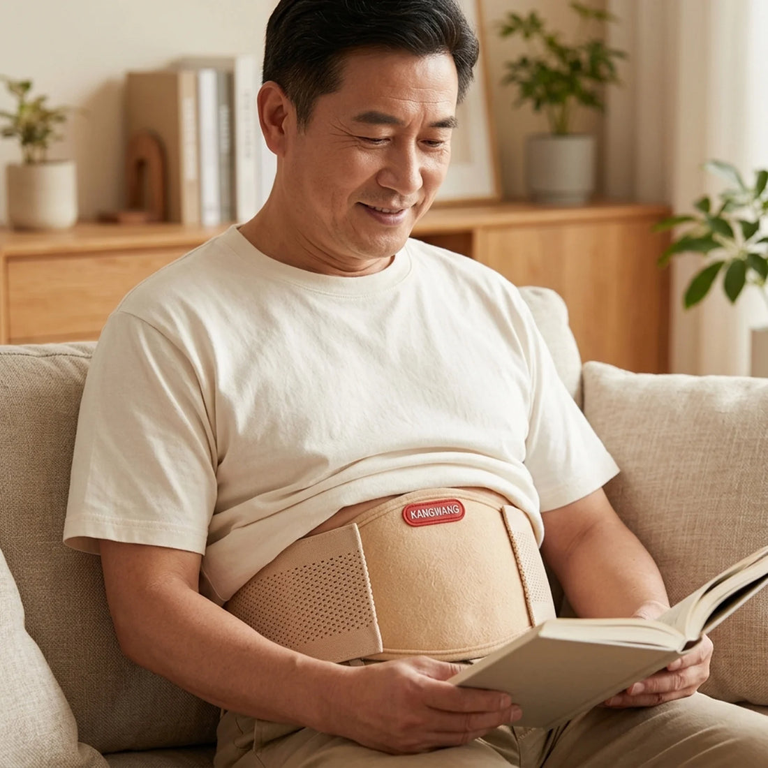 Adult Abdominal Support Belt with Removable Pads