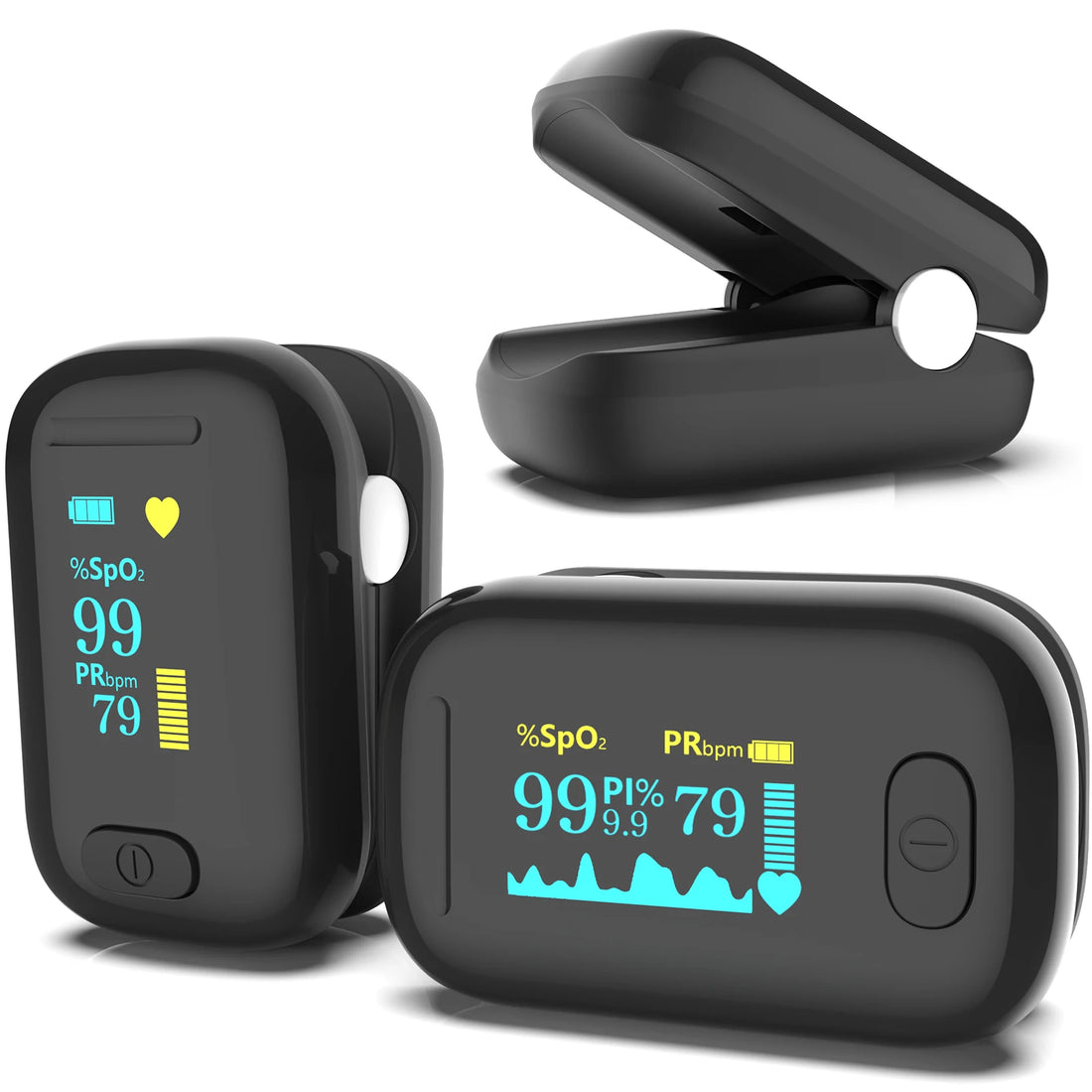 Fingertip Pulse Oximeter with OLED Display