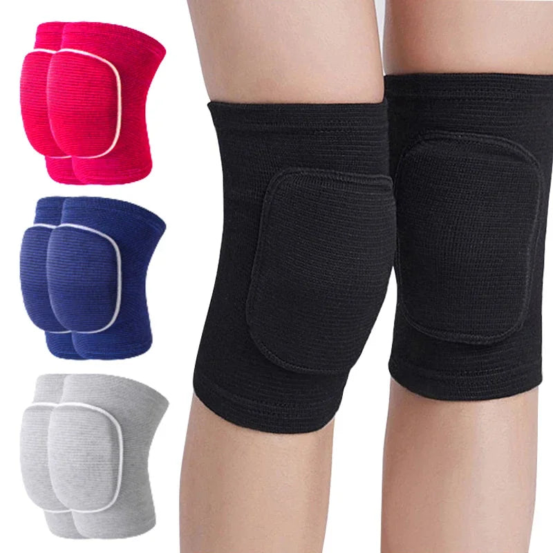 2-Piece Cotton Knit Knee Pads for Sports and Dance