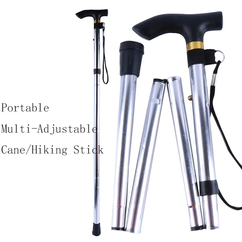 Foldable Telescopic Walking Stick