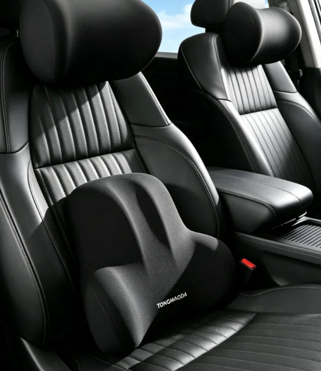Memory Foam Lumbar Cushion for Car and Office Chairs