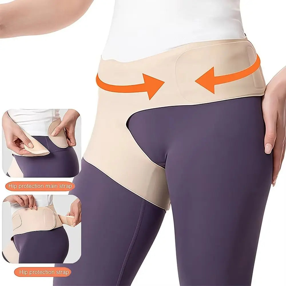 Adjustable Hip and Thigh Compression Wrap