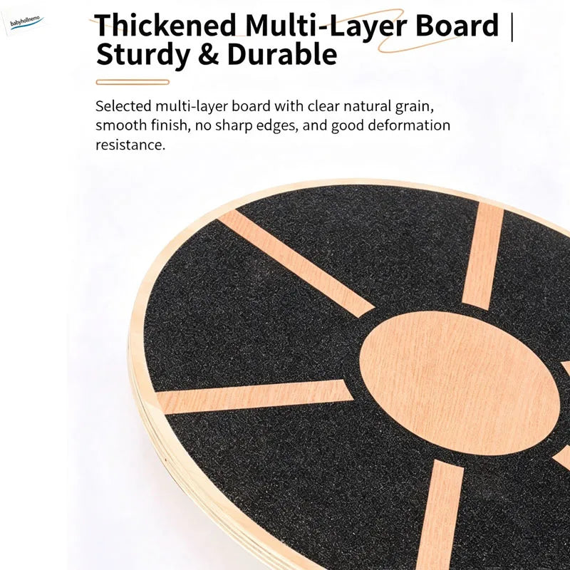 Round Non-Slip Wobble Balance Board, 39.5 cm