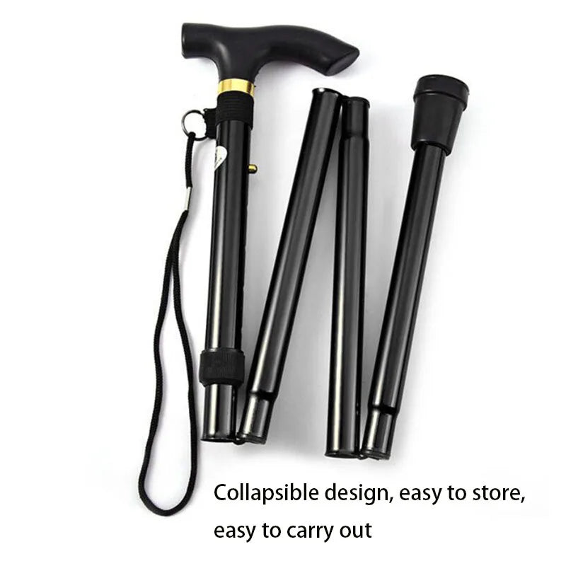 Foldable Adjustable Aluminum Walking Cane