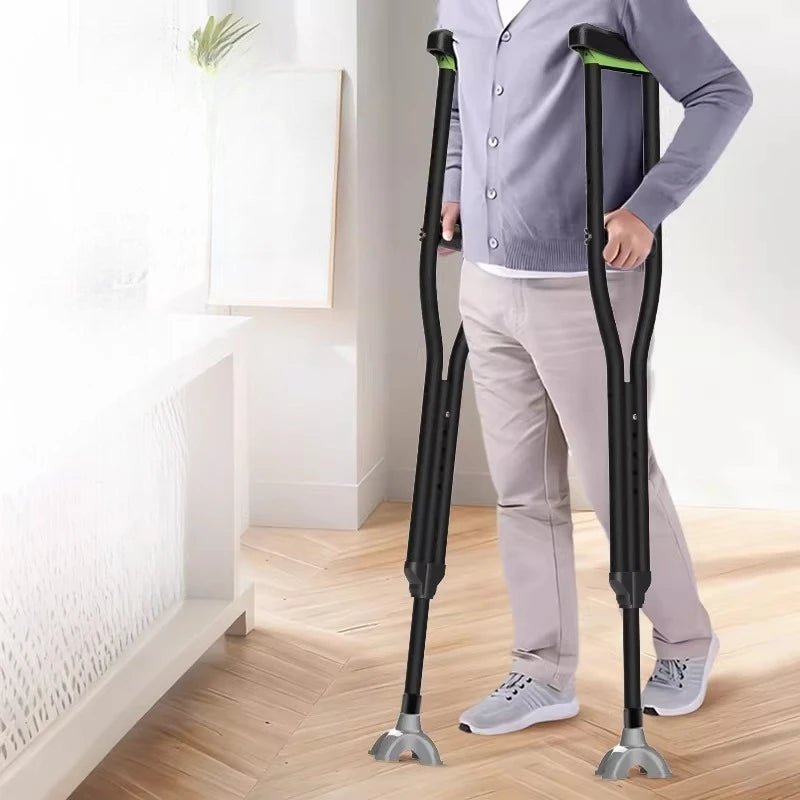 Foldable Stainless Steel Underarm Crutches