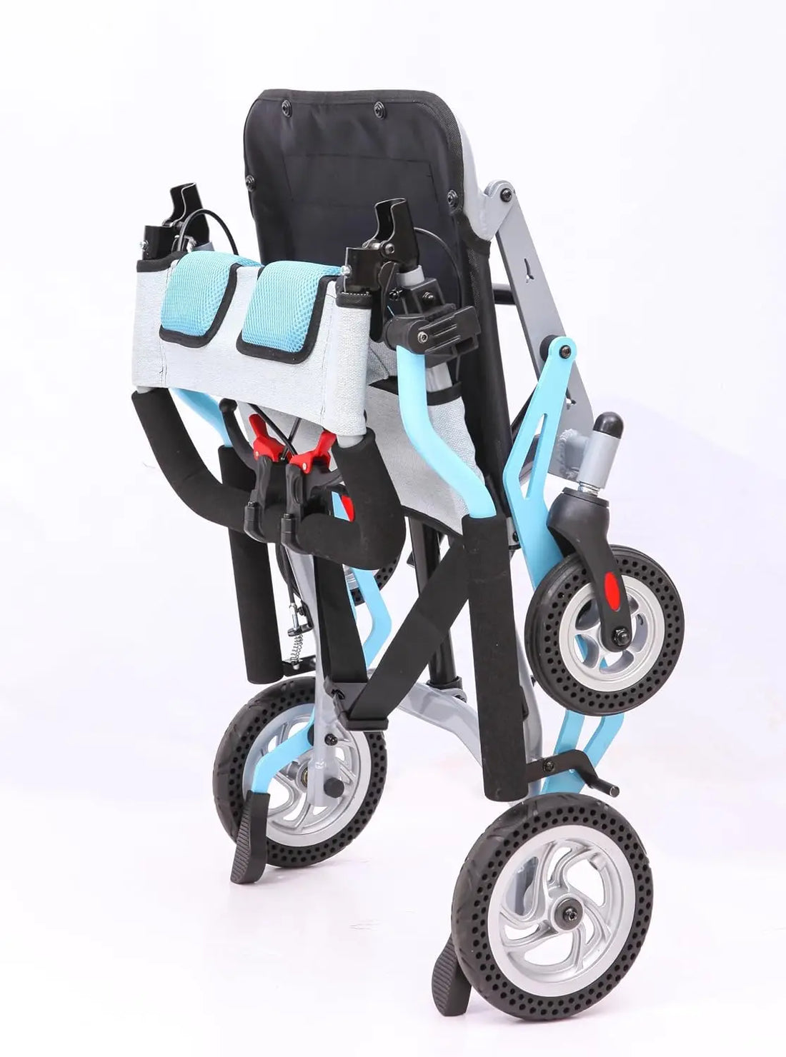 Folding Transfer Chair with Locking Handbrakes