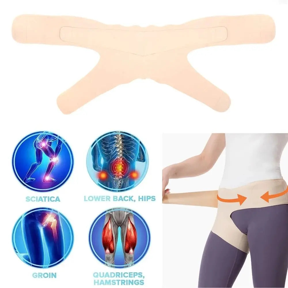 Adjustable Hip and Thigh Compression Wrap
