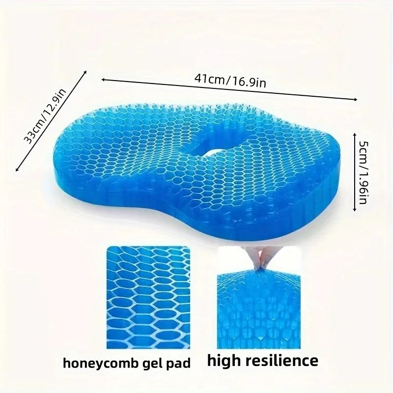 U-Shaped Honeycomb Gel Seat Cushion