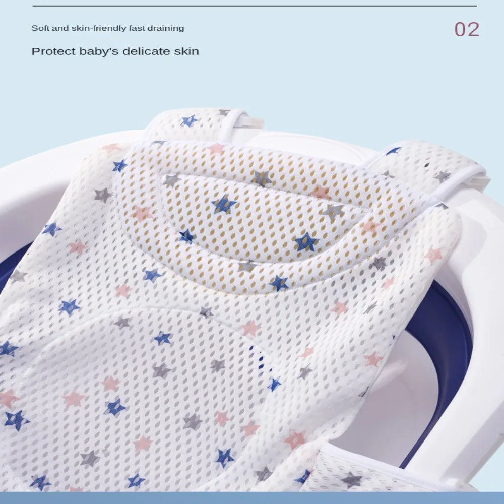 Adjustable Foldable Baby Bath Cushion