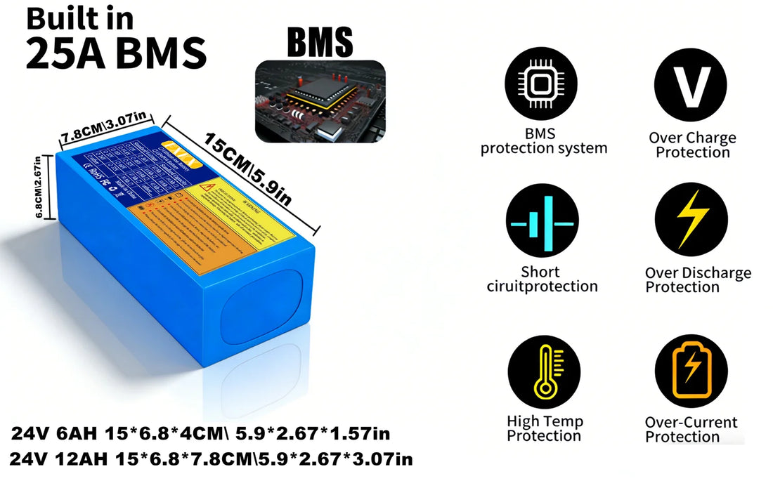 24V Rechargeable Battery for Wheelchairs and Scooters
