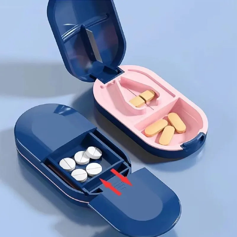 Portable Pill Cutter for Splitting Tablets