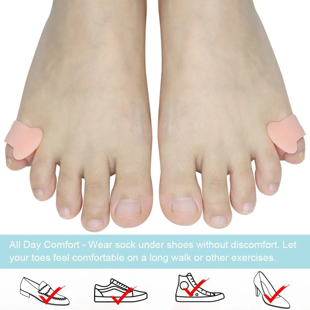 Rubber Toe Separators for Rubbing and Pressure