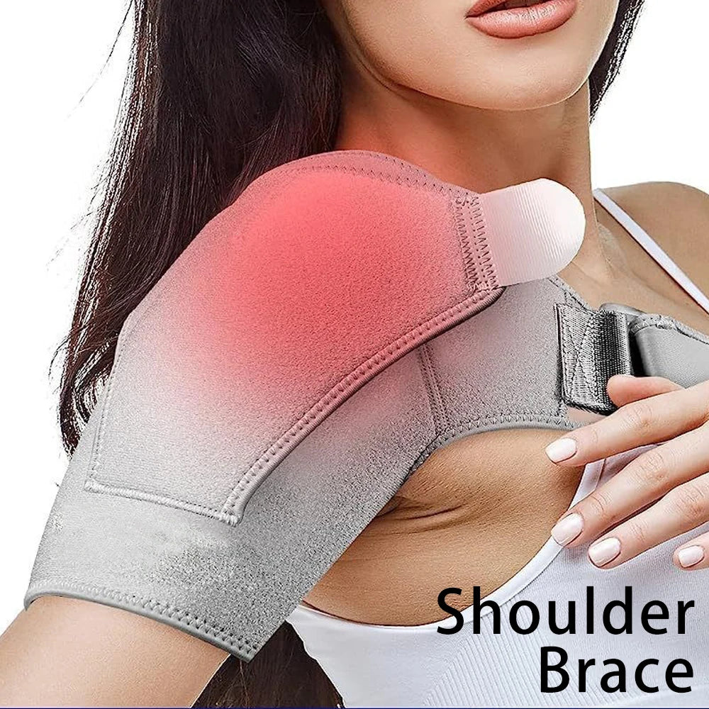 Adjustable Shoulder Brace with Compression Support