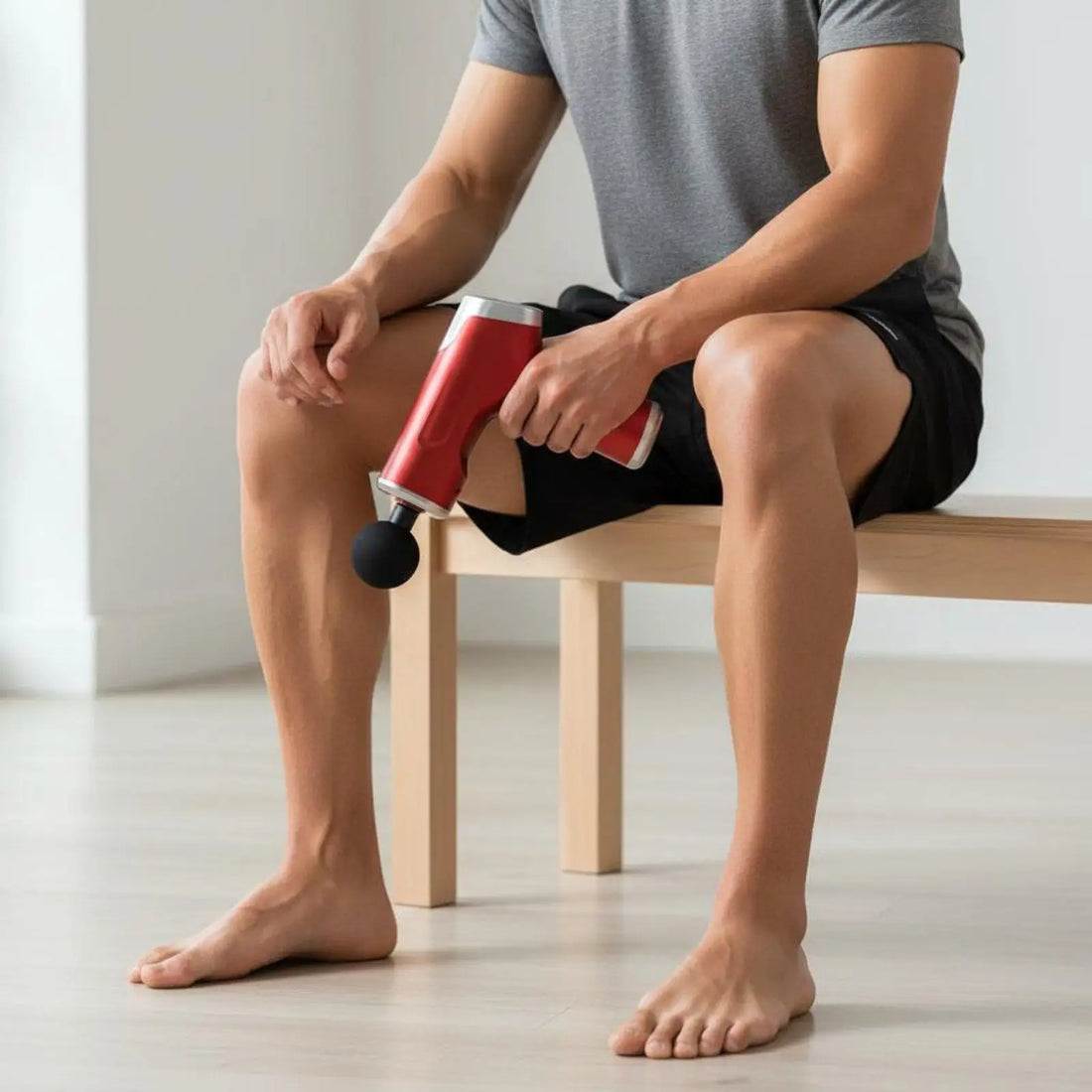 Handheld Electric Massager with 4 Heads