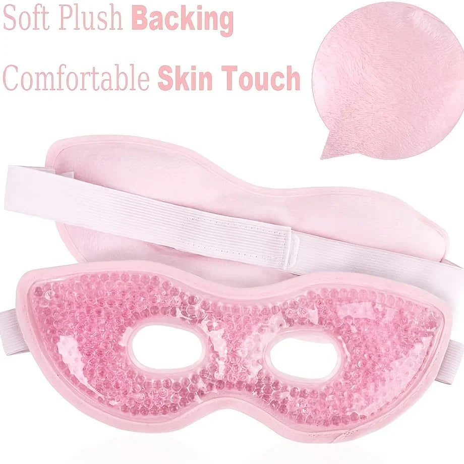 Reusable Hot and Cold Gel Eye Mask with Eye Holes