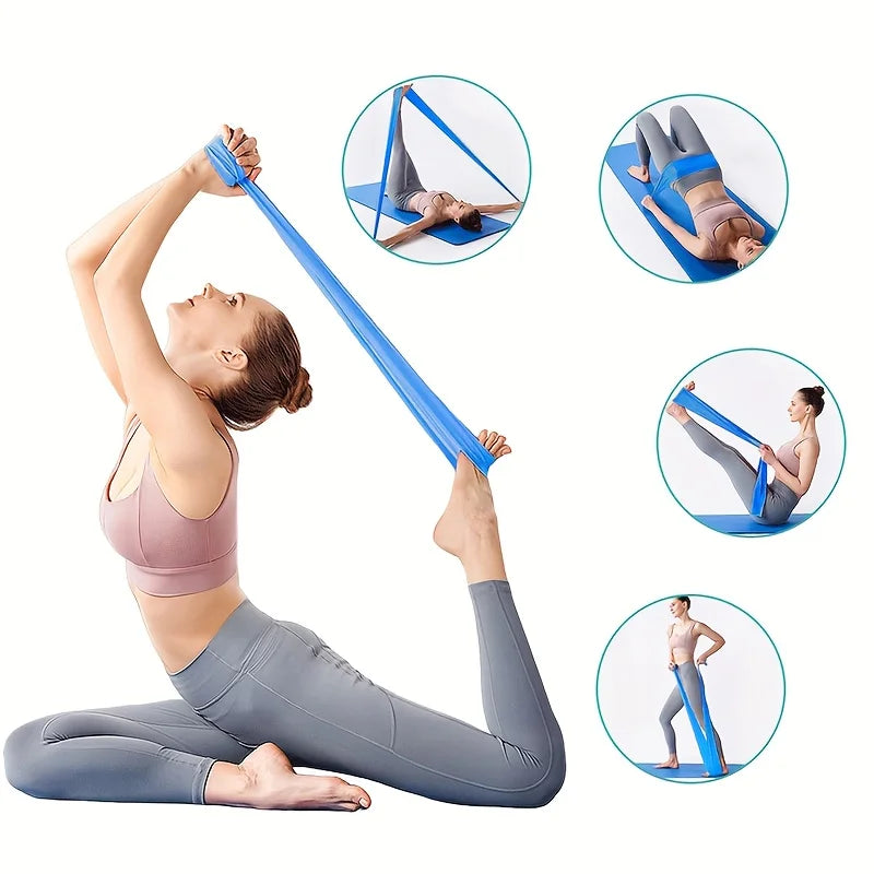 4-Pack Resistance Bands for Fitness, Yoga and Pilates