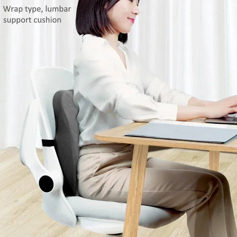 Memory Foam Waist and Back Support Cushion Set