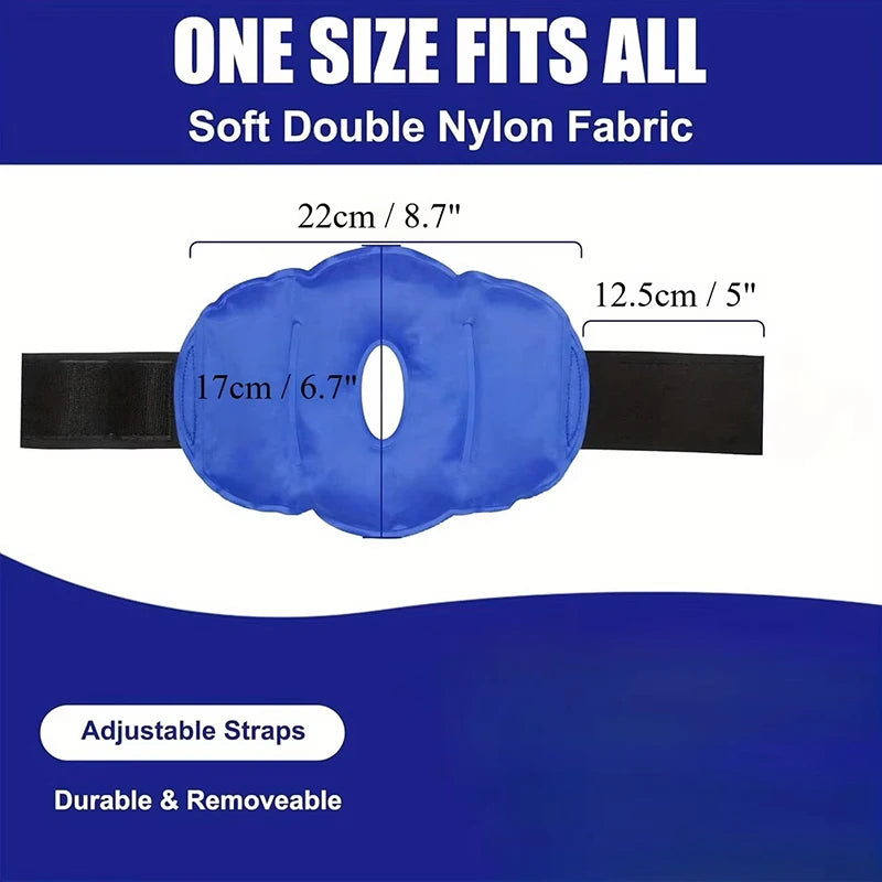 Reusable Knee Ice Pack Wrap for Cold Therapy