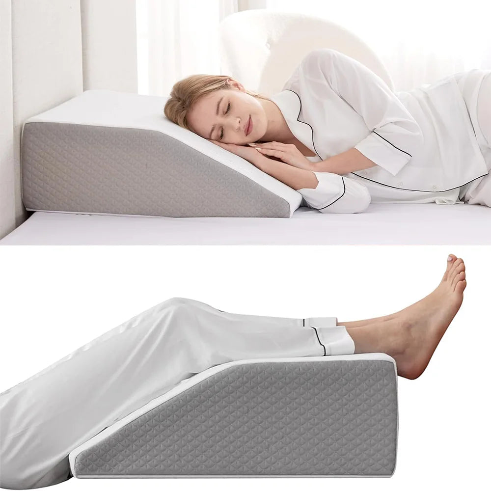 8-Inch Memory Foam Leg Wedge Pillow