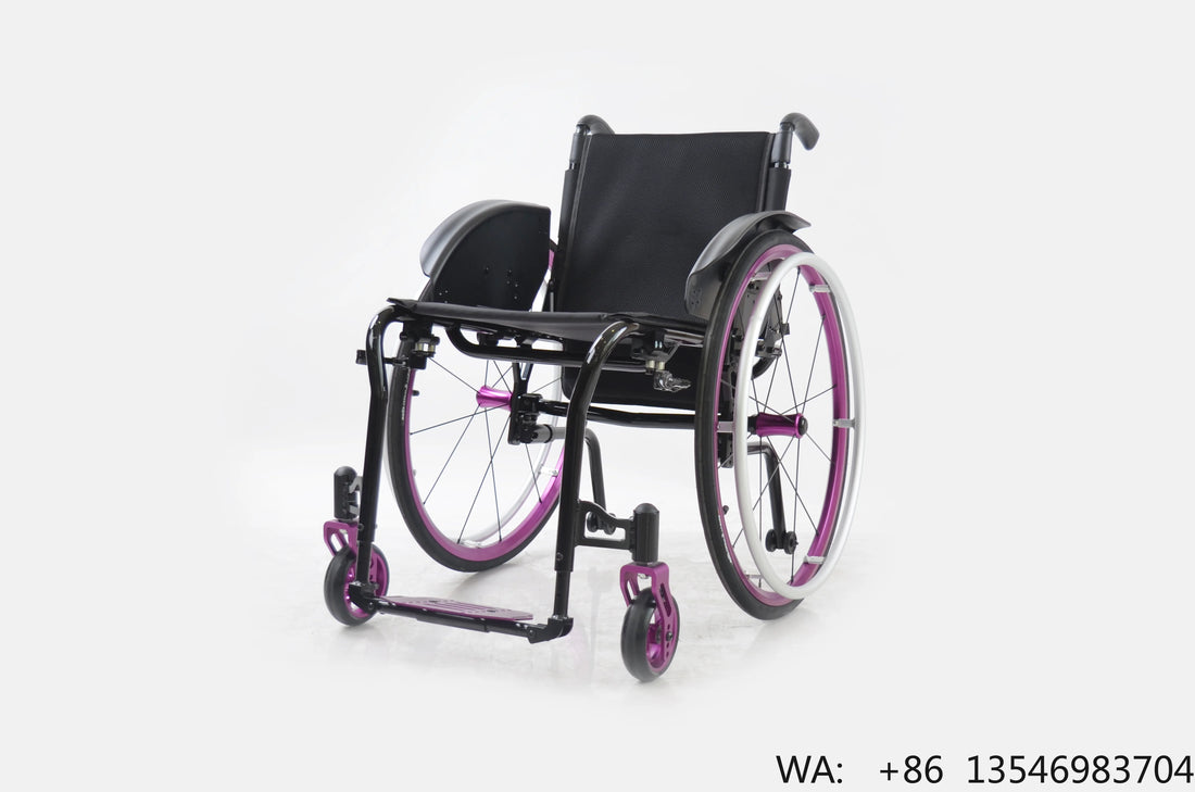 Foldable Manual Wheelchair with Adjustable Backrest