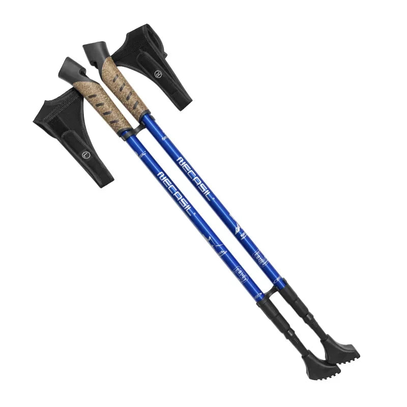 2 részes teleszkópos nordic walking bot, 7075-ös alumínium, 66–135 cm