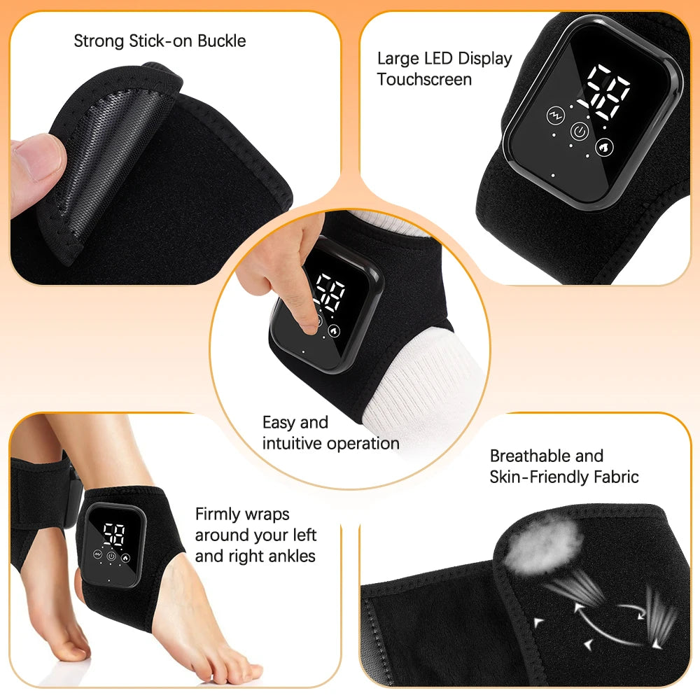 Rechargeable Heated Ankle Brace