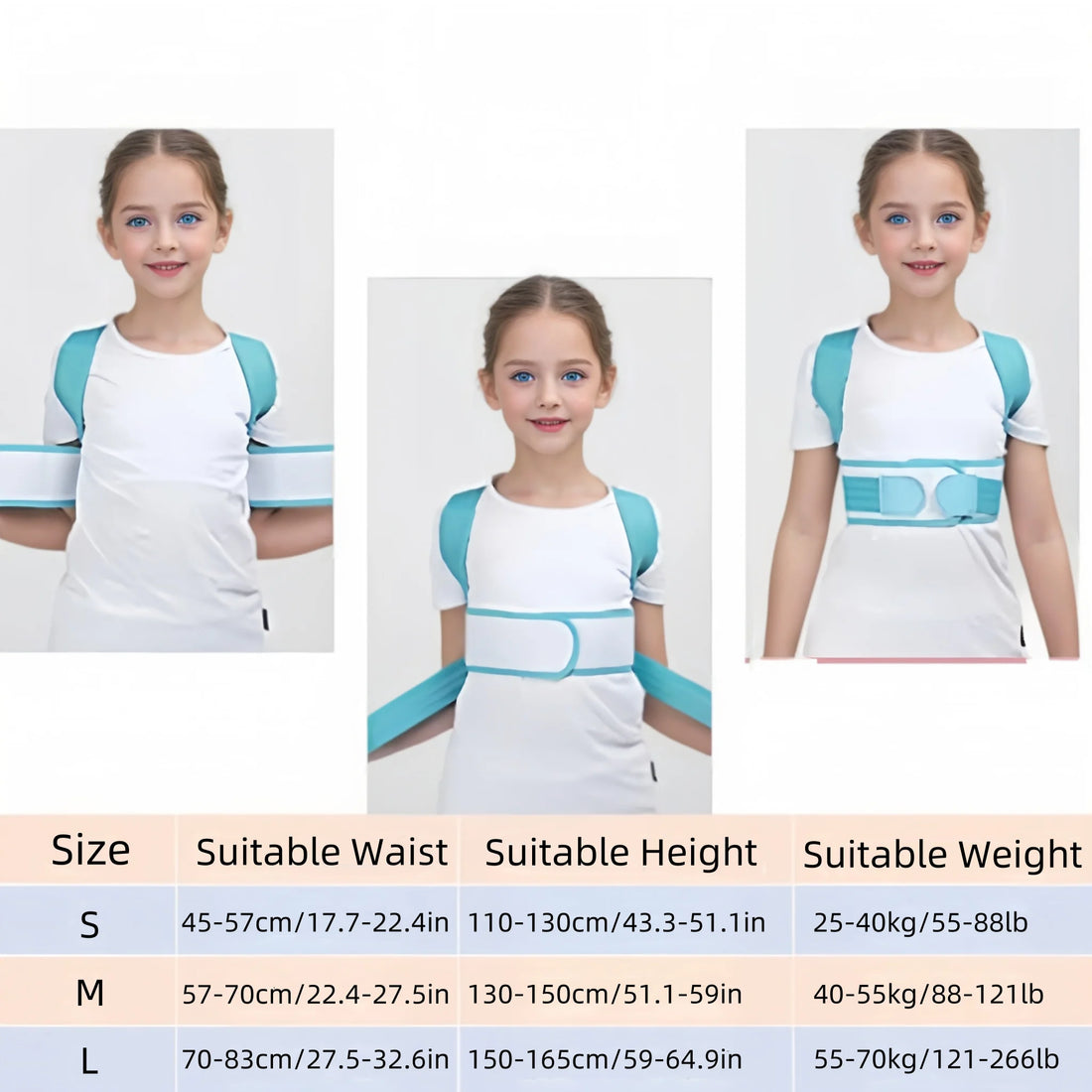 Adjustable Children’s Posture Support Belt