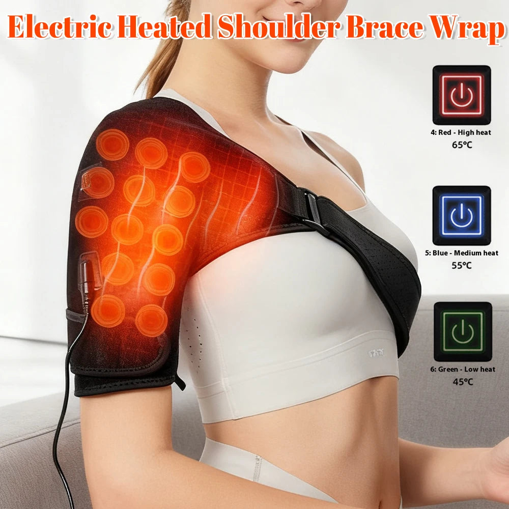 Heated Shoulder Wrap with 3 Heat Levels