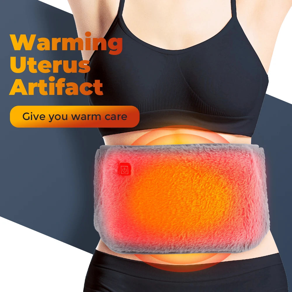 Graphene Heating Pad, 3 Levels, USB Rechargeable Abdominal Warmer