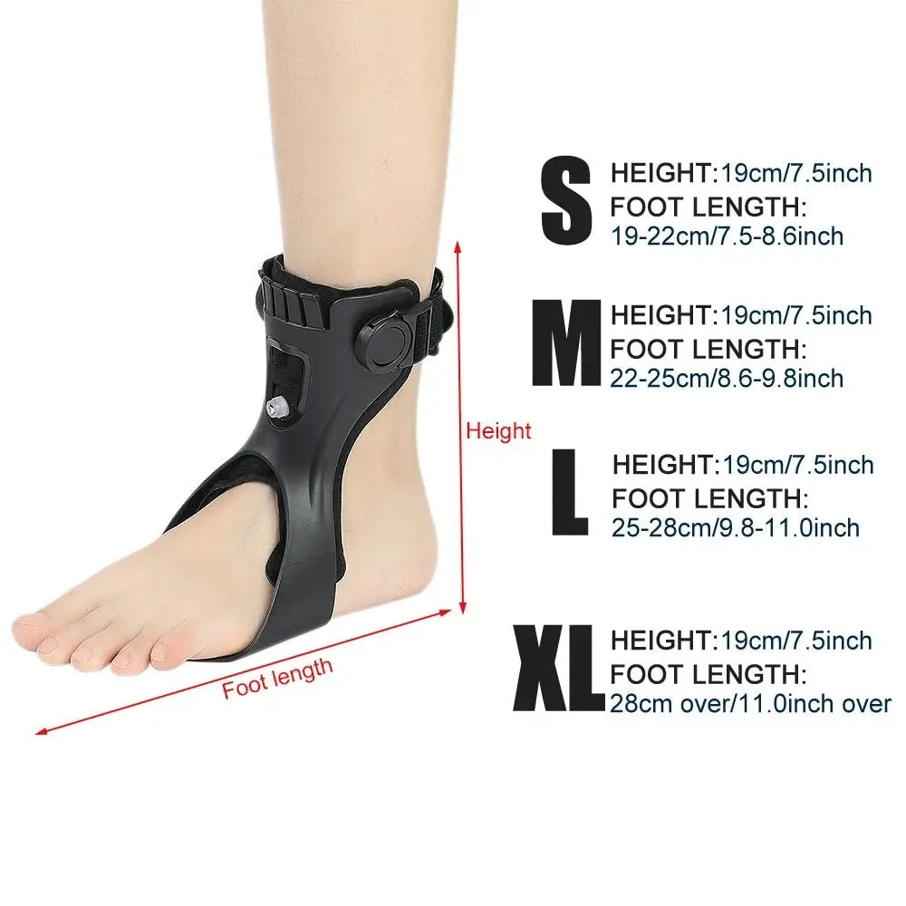 Adjustable Foot Brace with Airbag Support