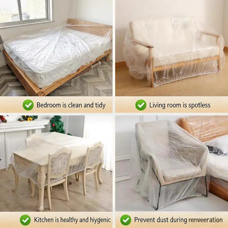Transparent Disposable Waterproof Bed Cover