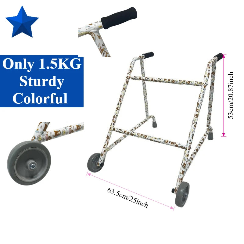 Foldable Children's Walker with Wheels