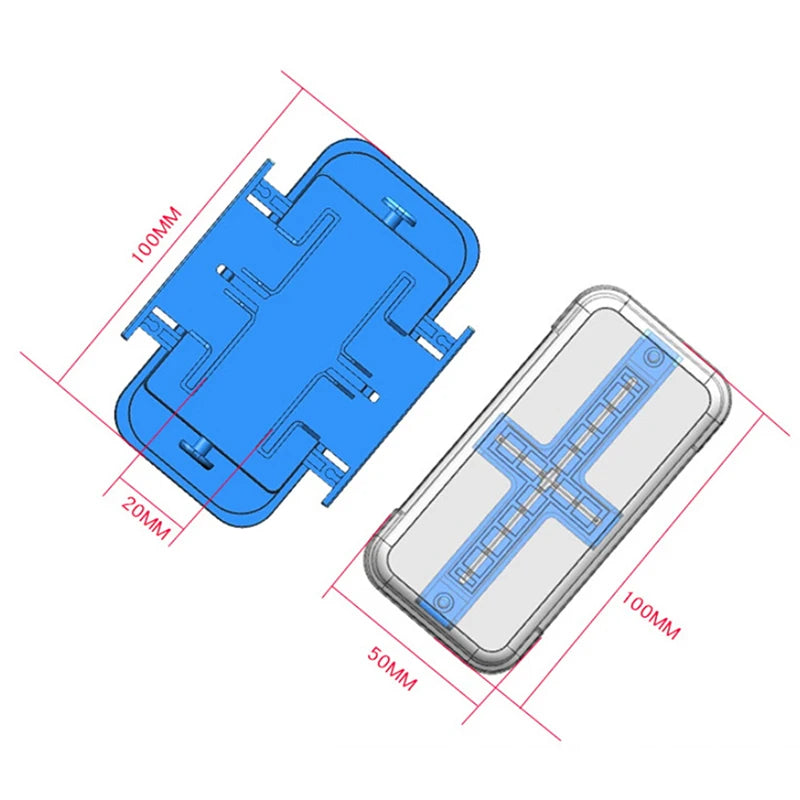 Blue Pill Cutter for Half or Quarter Tablets