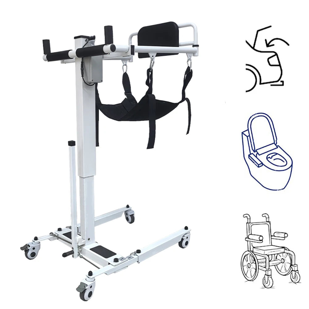 Electric Foldable Transfer Chair with Adjustable Height
