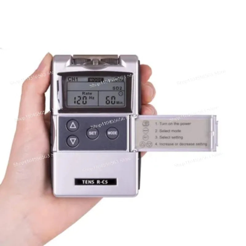 7000 Digital TENS EMS Muscle Stimulator, 2-Channel with 5 Modes