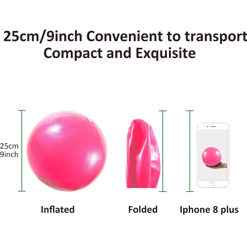 25 cm Mini Exercise Ball for Yoga and Pilates