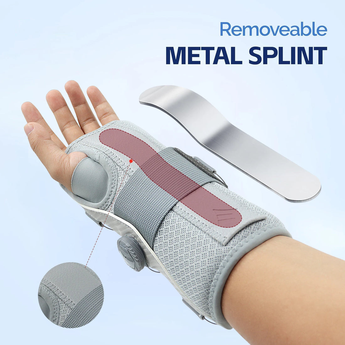 Adjustable Wrist Brace for Left or Right Hand