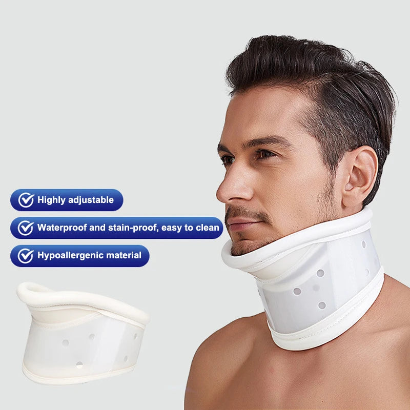 Adjustable Cervical Neck Traction Device with Chin Brace