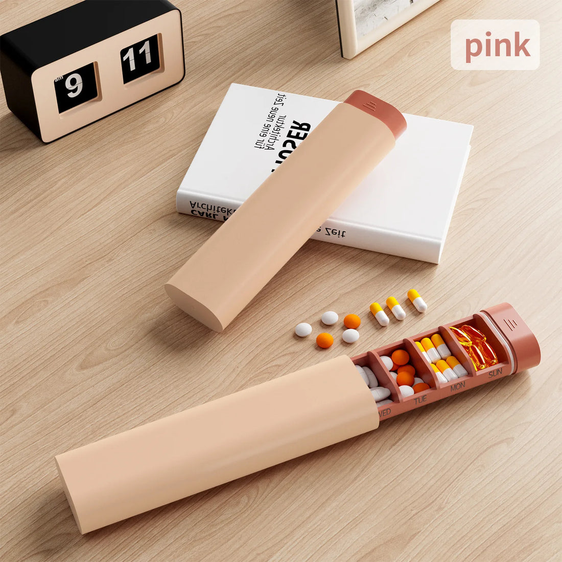 Portable 7-Day Pill Organizer