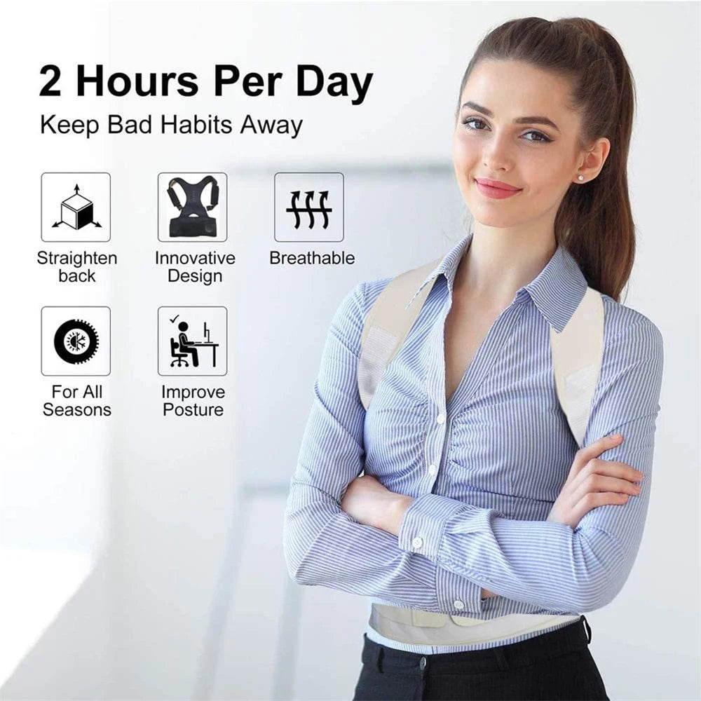 Adjustable Neck, Shoulder and Back Posture Support
