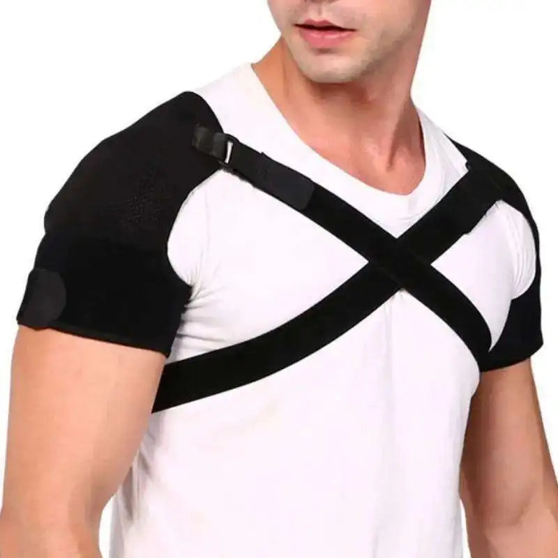 Adjustable Shoulder Support Brace with Cross Compression