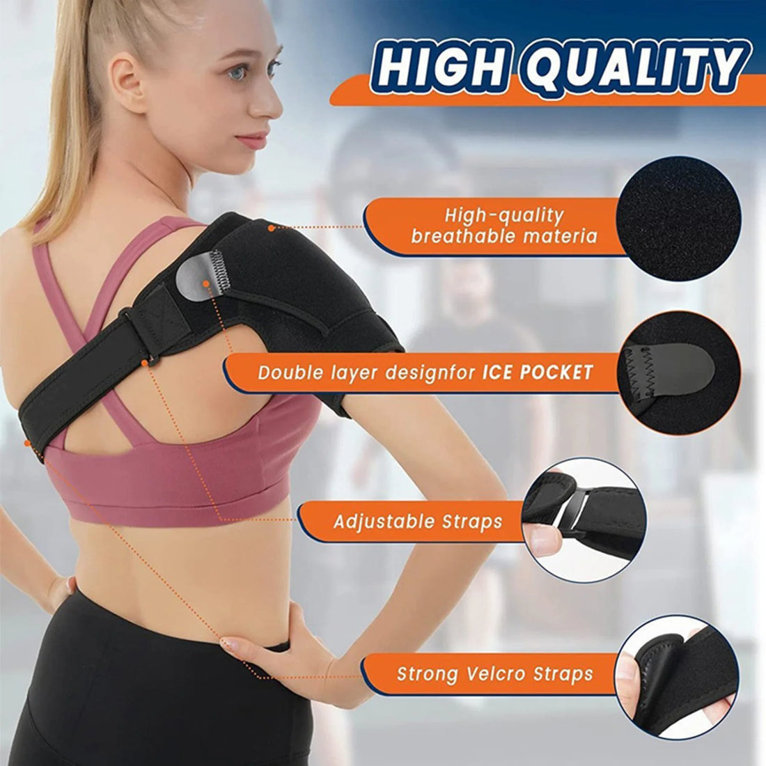 Shoulder Brace with Pressure Pad